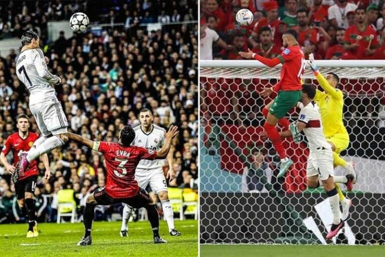 Top 5 cầu thủ bật cao nhất thế giới: Ronaldo số 1
