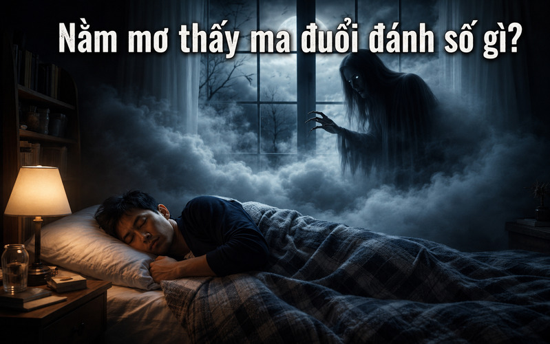 Giấc mơ thấy ma đuổi thường được dân gian liên hệ với nỗi sợ, áp lực và những vấn đề chưa được giải quyết. 
