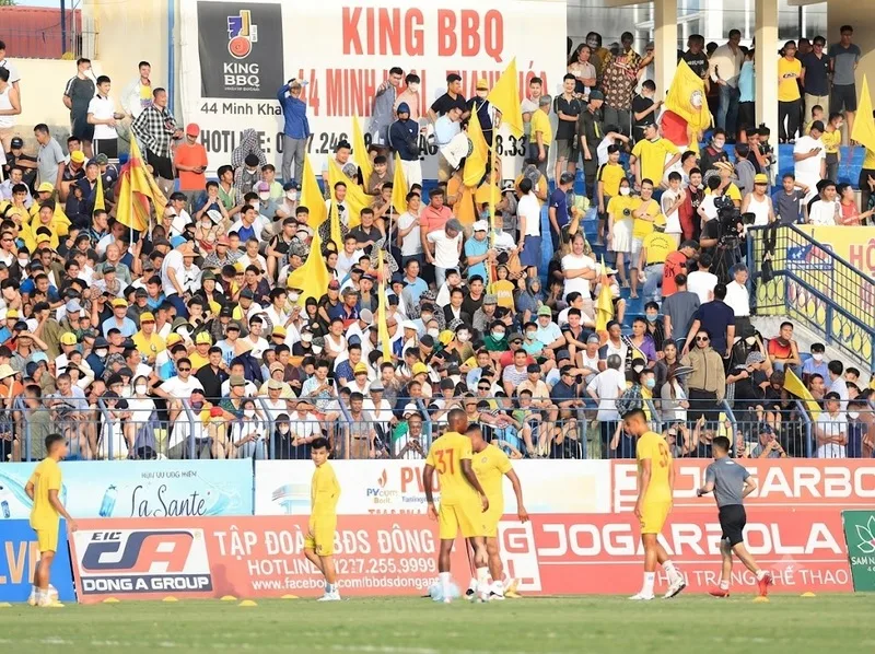 Sân vận động Thanh Hóa là nơi lưu giữ nhiều khoảnh khắc đáng nhớ giữa đội bóng và người hâm mộ.