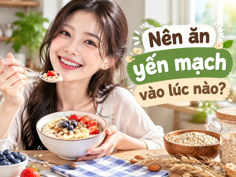 Yến mạch có thể dùng vào buổi sáng, trước tập hoặc giữa các bữa ăn