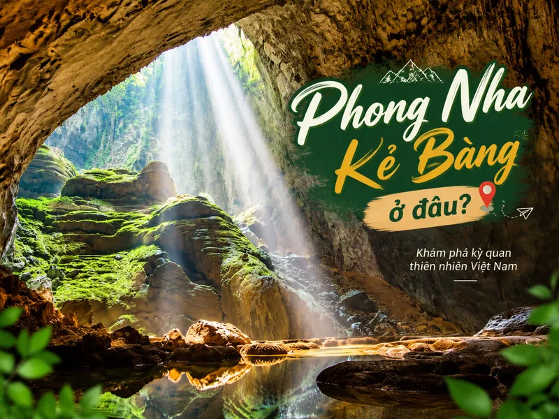 Phong Nha – Kẻ Bàng nằm giữa vùng núi đá vôi Bắc Trường Sơn, gần biên giới Việt Nam – Lào.